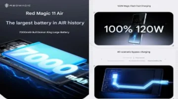 تفاصيل جديدة 25 ساعة.. بطارية RedMagic 11 Air وأداء الألعاب